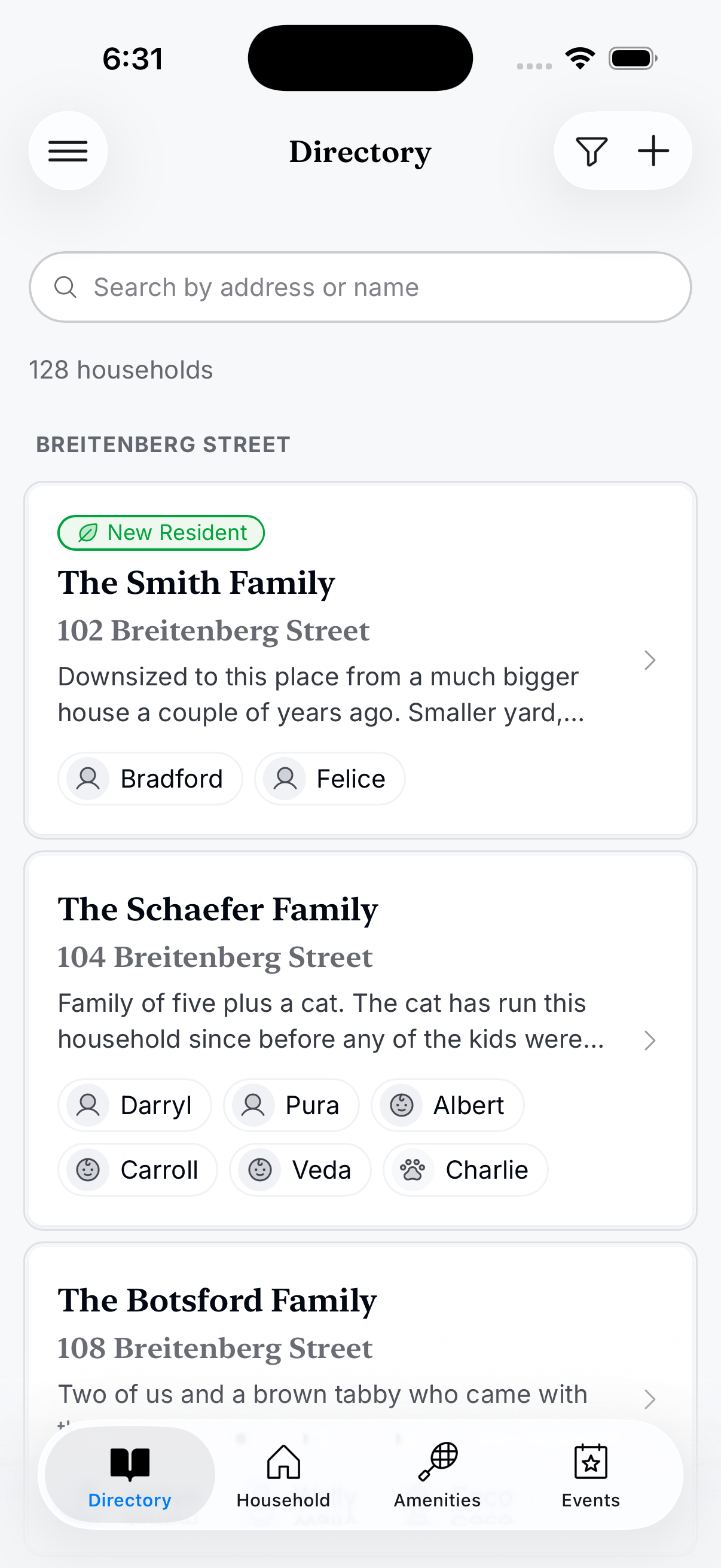 Residely iOS directory
