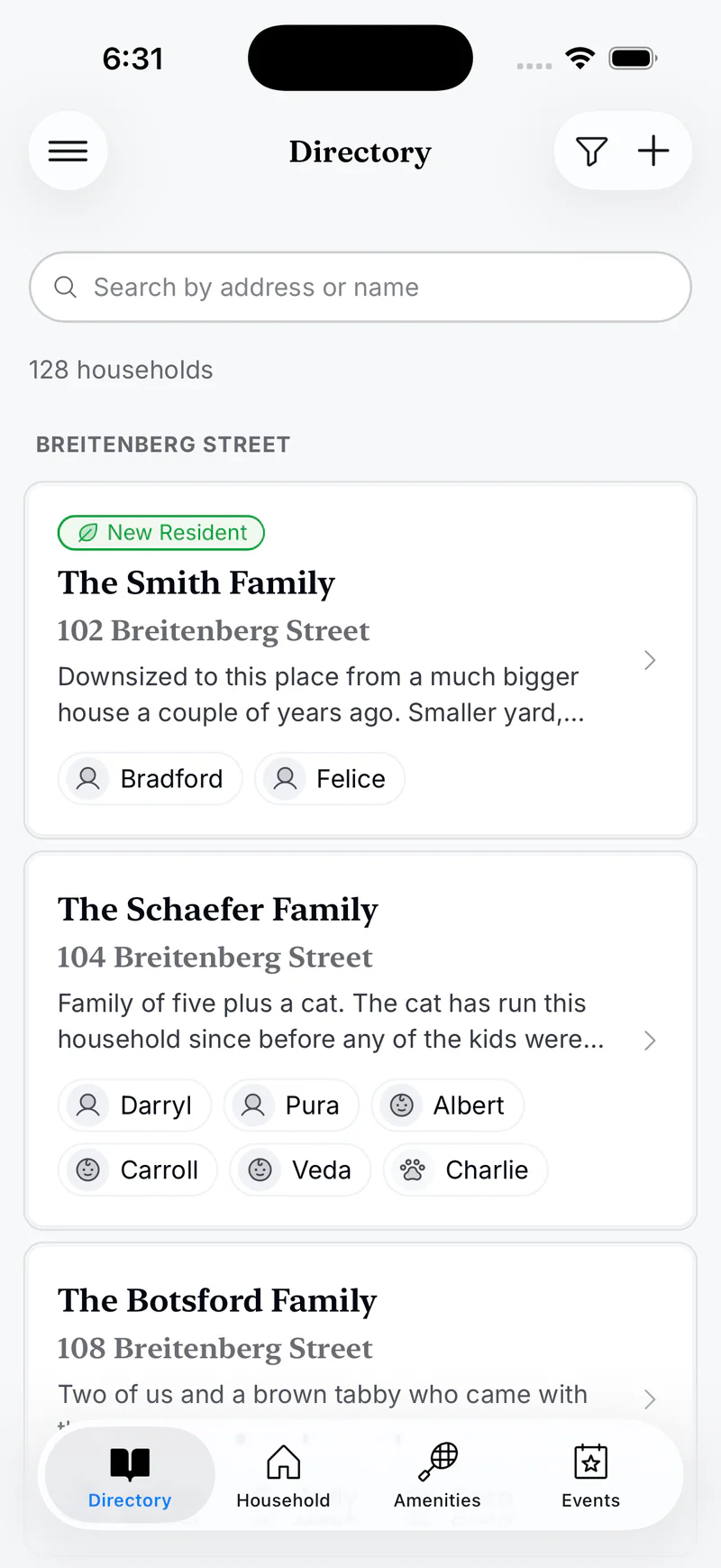 Residely iOS directory